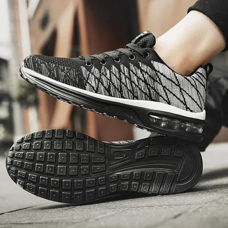 Brand Men Running Shoes Breathable Mesh Women Sneakers Outdoor Lightweight Sport Shoes Fashion Comfortable Men Tenis Shoes 36-46