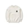 New MLB Sweatshirts Unisex Cream 3AMTEC616-50CRS