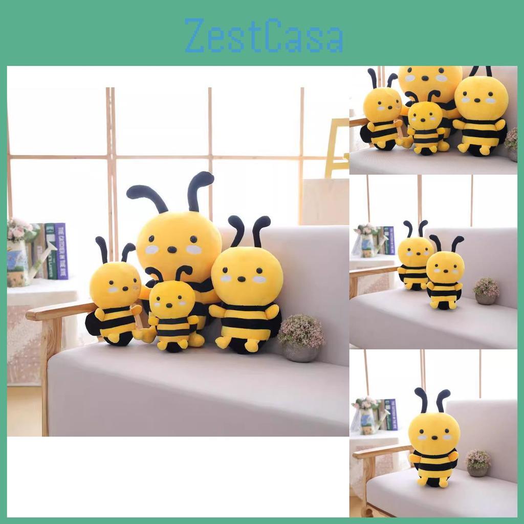 Plush Bee Stuffed Toy Insect Stuffed Doll Childrens Birthday Gift Cushion Cozy