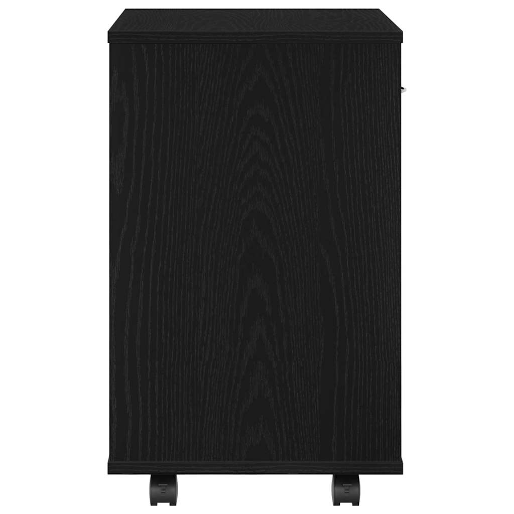 Storage Cabinet Black Oak Effect 46 x 36 x 59 cm