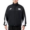 Nike Chaqueta Casual Transpirable con Estampado de Logotipo para Hombre Ropa Exterior Negro FB6981-010