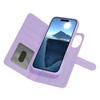 For iPhone 16 Plus Wallet Case Compatible with MagSafe Anti-Drop Detachable PU Leather Phone Cover