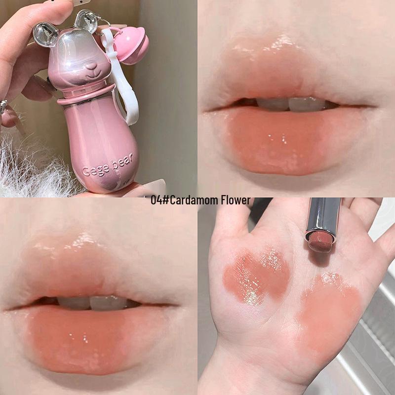 Gogobear Cute Moisturizing Plump Lipstick: Faux Nude, Brightening, Long-Lasting, Youthful Color Makeup