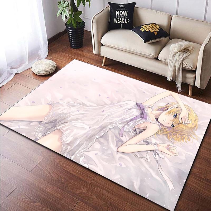 Hot Anime Sexy Girl Beauty Bedruckter Teppich für Wohnzimmer Rutschfester Teppich Schlafzimmer Moderne Heimdekoration Boden Yoga-Matte