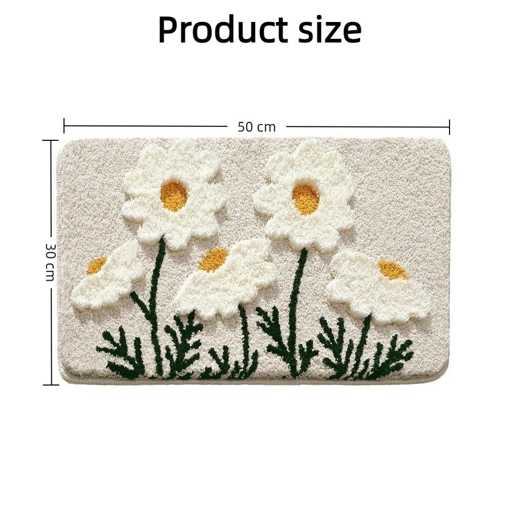 Soft Durable Absorbent Floor Mat Non-Slip Carpet Bathroom Floor Mat  Bathroom Door