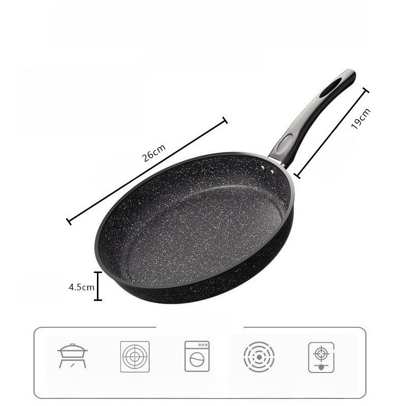 Sartén de piedra Maifan, sartén antiadherente, sartén doméstica sin humo aceitoso, sartén para tortitas, Cocina de Inducción