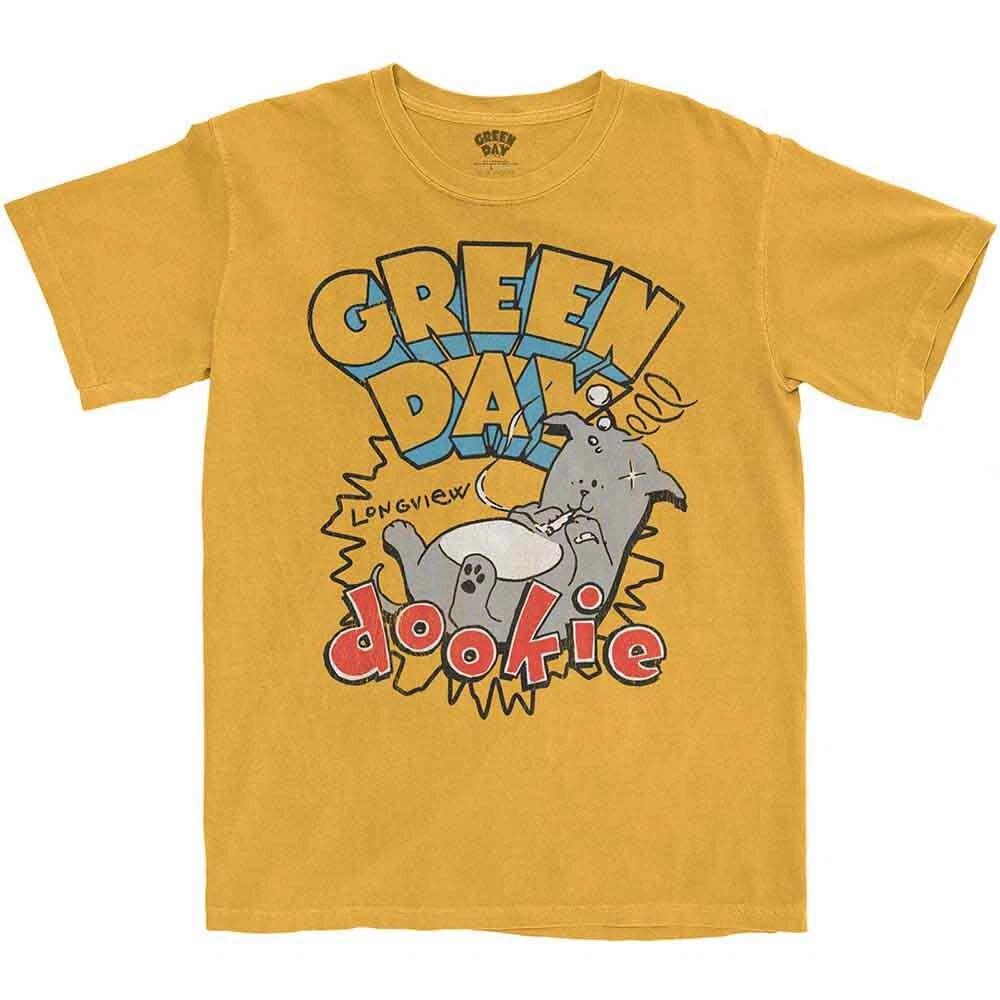 Green Day Unisex T-Shirt: Dookie Longview (Medium) 4XL