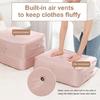 Space Saving Seasonal Clothing Organizer Satins Blanket Quilt Bag for Small Apartments Home Organization Essential
