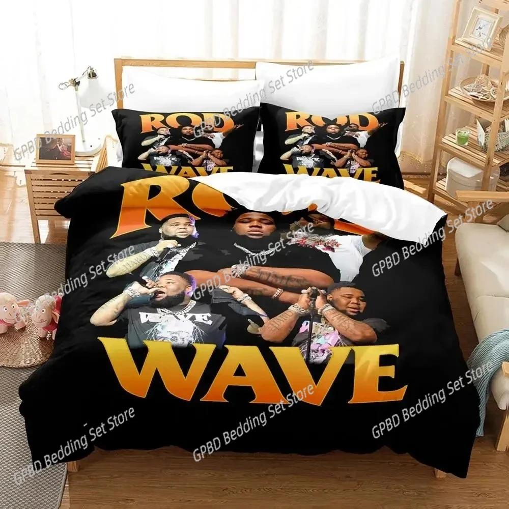 3D Print Rapper Rod Wave Bedding Set For Bedroom Soft Modern Bedspreads Comefortable Kids Duvet Cover Quilt Cover And Pillowcase