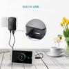 AC100-240V 50/60HZ Multi Purpose Power Supply Adapter 30W DC3V-12V USB 5V2.1A Adjustable + 8pcs Connectors for Laptops