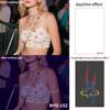 UV Reactive Water Transfer Temporary Tattoos Glow-in-the-Dark for Night Parties Sexy Style for Face Body Application Paper