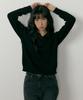 Lingseoul Lambswool V-Neck Knit-Black