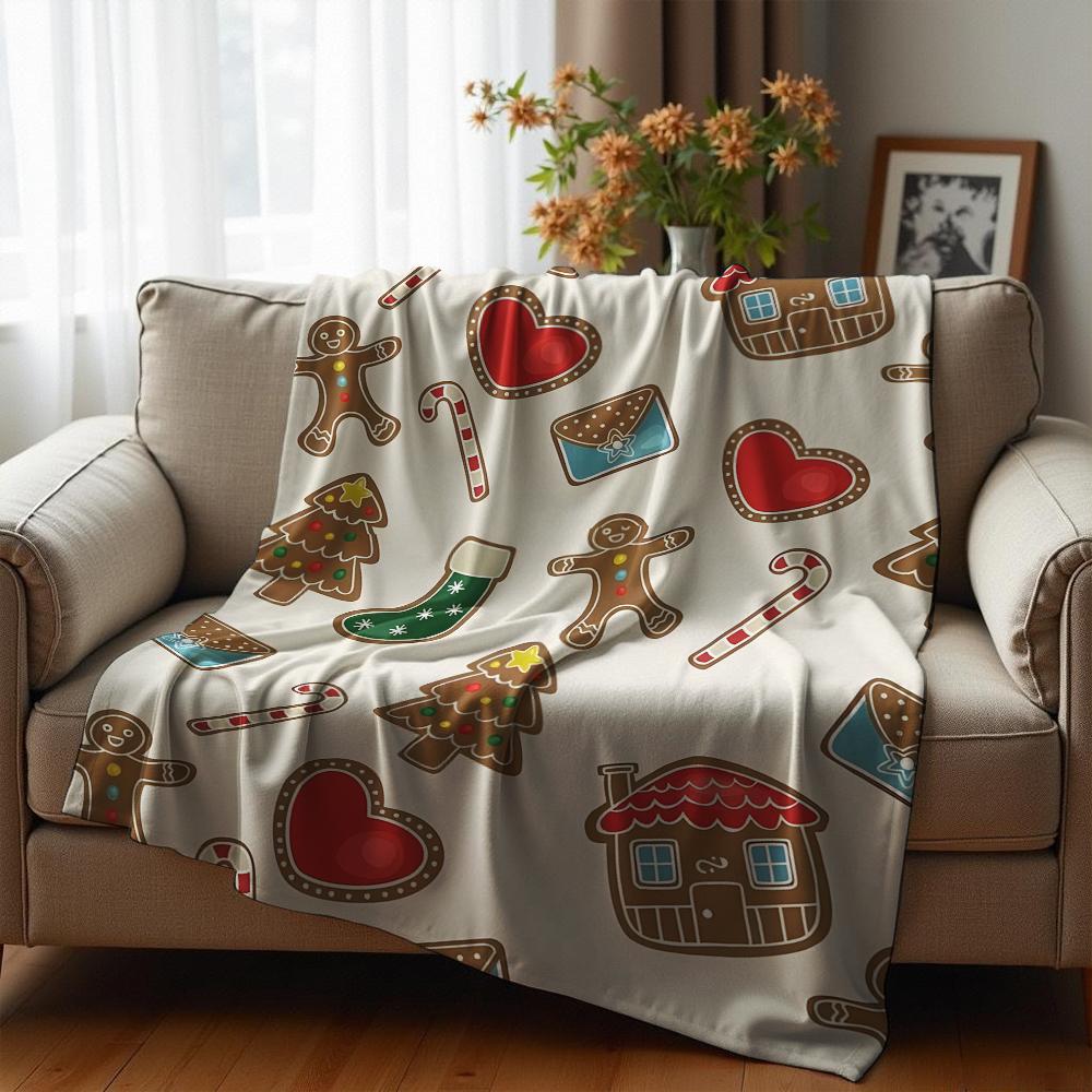 Cute Duck Strawberry Mix Anime Cartoon Flannel Blanket Soft Warm Throw for Bedroom Sofa Car Kids Holiday Gift