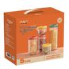 Lovewish Cat Paw Vertical Stripe Glass Storage Jar 5-Piece Set