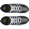 Under Armour Spotlight Hammer Mid top Soccer Shoes Black White Kids' (Unisex) Kids' Soccer Shoes 6006224 001