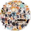 Comic 52pcspack Haikyuu Sticker Luggage Laptop Guitar Waterproof Bike Decals