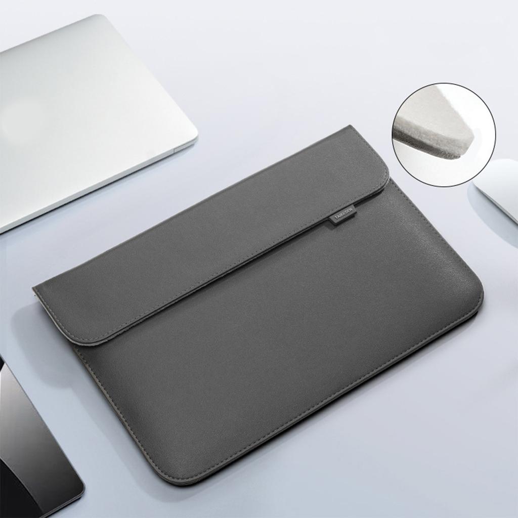Pu Leather Laptop Bag Sleeve Bag Case For Macbook Air Pro 16 13 Notebook Cover For Xiaomi Huawei Dell HP ASUS 14 15.4 15.6 inch
