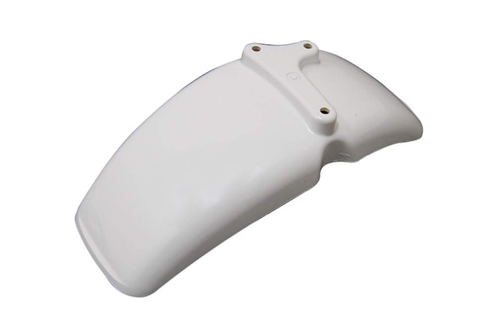 Bike Parts Center Ape 50/100 Front Fender, White, Exterior Cowl, Painted, Honda Ape 50/100 AC16/HC07, Part Number 314308