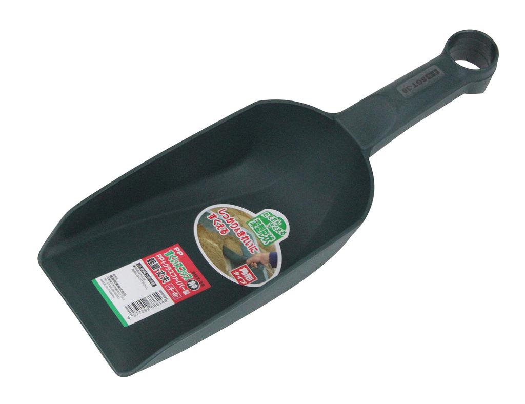 Senkichi Soil PP Square Scoop/Scooping Shovel, (Polypropylene), Type, SGT-38