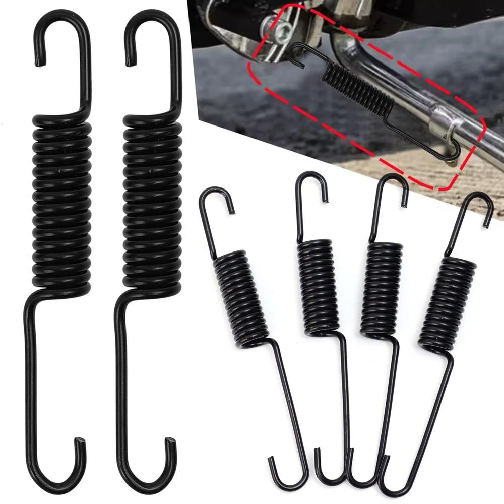 4/1 Stück Motorrad Seitenständer Feder Fuß Seitenständer Metall Pedal Rückholfeder Praktische Ständerfeder Ersatz für Motorrad