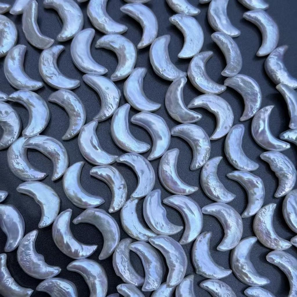 Frühling Sommer DIY Zubehör Mondförmige Perle 7x16mm Für Schmuckherstellung DIY Anhänger Ohrringe Halskette Zubehör