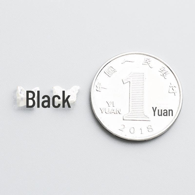 Handmade S925 Sterling Silver Thai Butterfly Spacer Beads for DIY Jewelry Necklace or Bracelet Crafting