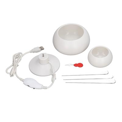 Electric Bead Spinner Adjustable Speed Direction Durable ABS High Stability Spin Bead Loader with Bowl for DIY Jewelry