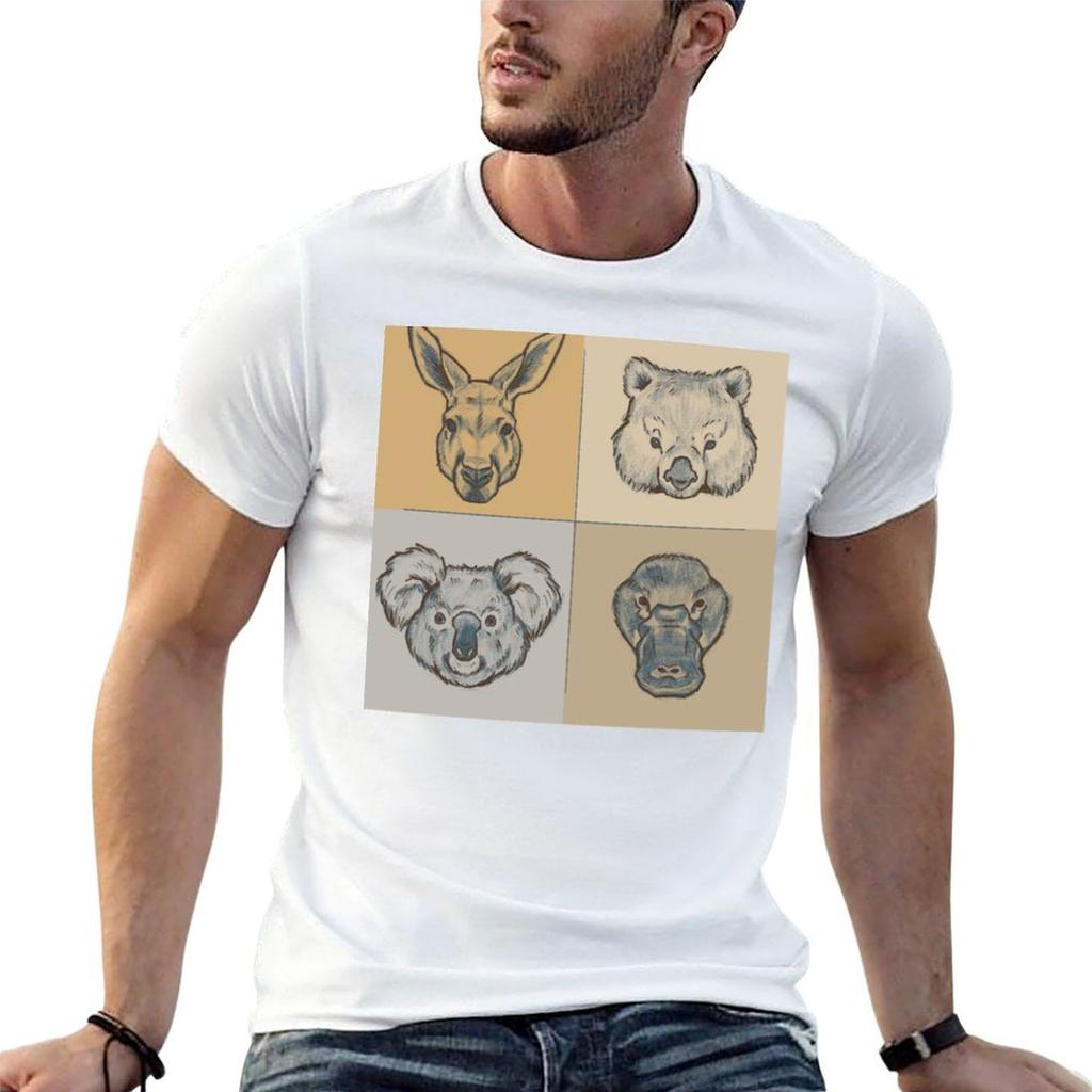 Australian Animals Tshirt Unisex T Shirt Graphic T Shirts For Unisex Graphic Vintage Unisex T Shirt Cotton High Quality Tshirt