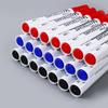 4pcs Whiteboard Marker Set,2.0mm Nib,Black Blue Red High-Volume Ink,Office Teaching Pen,Clear Handwriting & Easy Erasure
