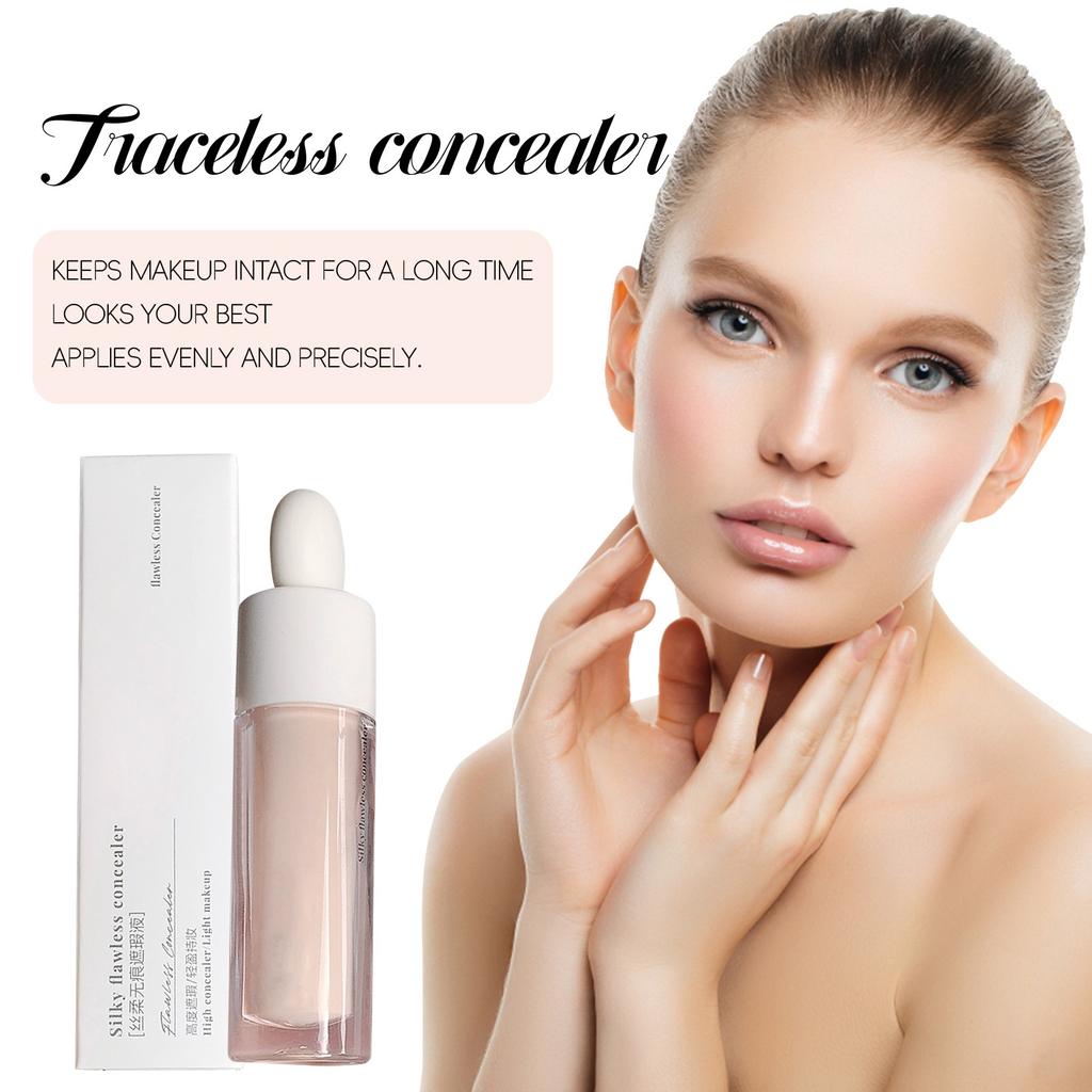 Silky Soft Concealer Pen Concealer To Cover Acne Marks Spots Dark Circles Face Brightening Skin Tone