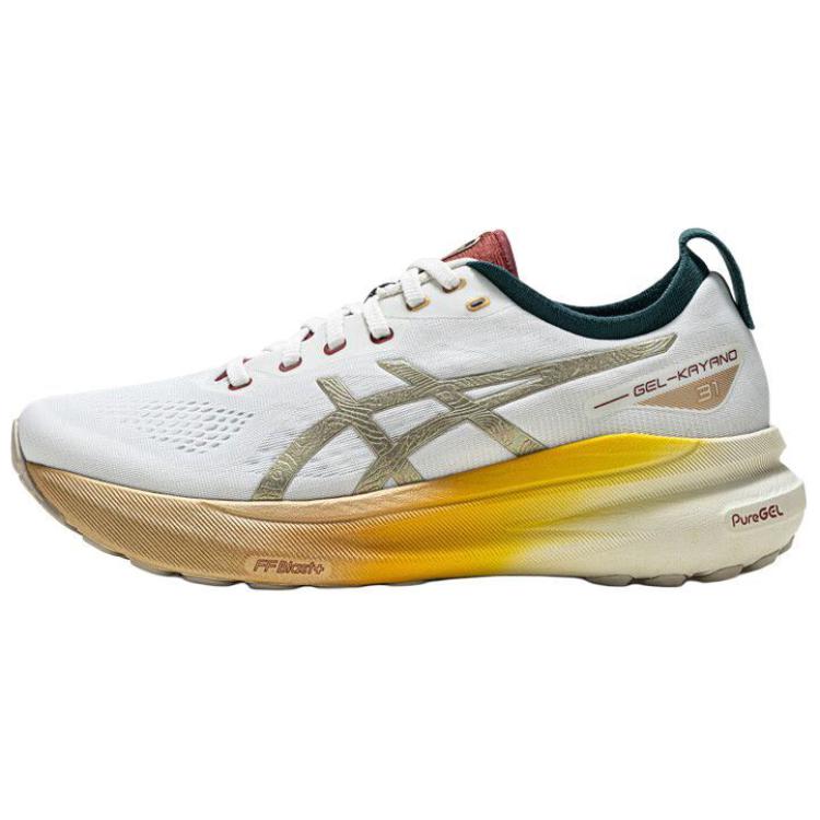 Asics Gel-Kayano 31 Comfortable Versatile Durable Supportive Breathable Low-Top Running Shoes Men Sneaker Platinum 1011C097-100