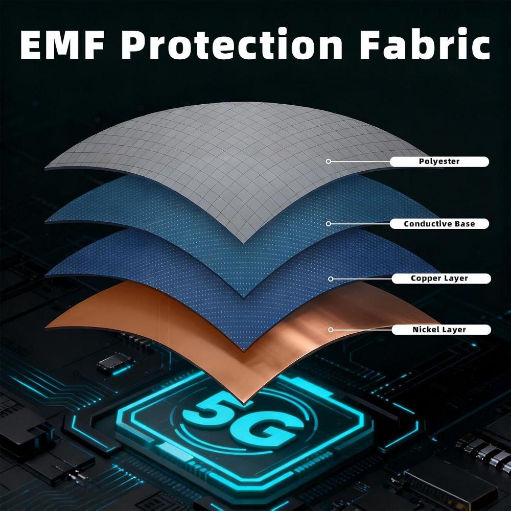 Gold RFID Shielding Block Copper Polyester Conductive Copper Fabric New Anti-Radiation Cloth