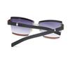 Rimless Sunglasses Square Women Inspired Multi Tinted Fashion Shades Vintage Glasses