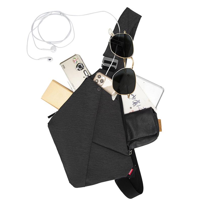 OSOCE Unisex Trendy Street Style Chest and Shoulder Crossbody Bag