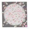 Yamamoto Jin Shoten Yuzen Embroidered Dreaming Cherry C Black Elegant Japanese Made In Japan Handkerchief, Blossom, [1397-C], Pattern,