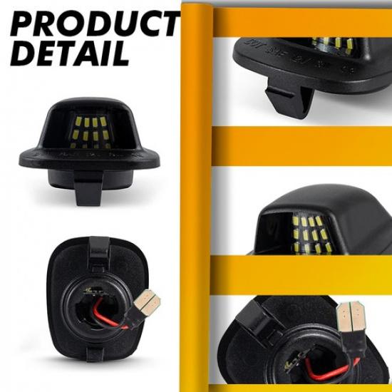 Für 1998-2004 Frontier 1994-04 Nissan Full Xterra Weiß Kennzeichen LED Kennzeichenbeleuchtung