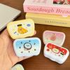 Cartoon Fruits Contact Lenses Box Portable Contact Lens Case With Tweezer Suction Stick Set For Travel Kit Holder