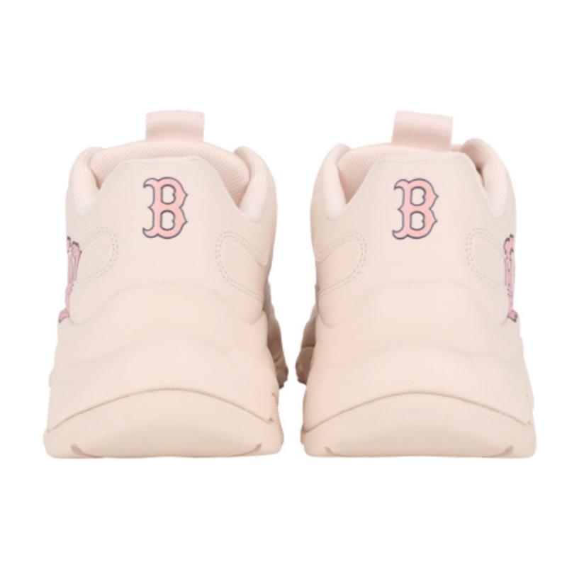 MLB Big Ball Chunky P Boston Slip Resistant Abrasion Resistant Low Top Chunky Sneakers Unisex Pink Sneakers 32SHC2011-43P