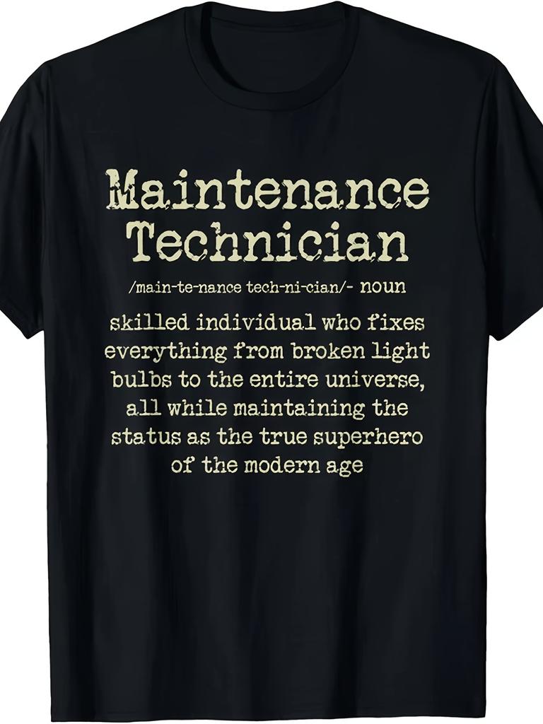 Maintenance Technician Full Job Description Long Paragraph Vintage Script Minimal Single Print Graph
