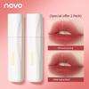 Novo Mist Lip Lacquer Low Saturation Plain Makeup Nude Lipstick Female Lip Gloss Non-Fading No Stain on Cup Student Cheap
