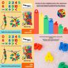 Educational Plastic Number Bead Sequencing Toy For Preschool Kids Learning And Fine Motor Skills Development