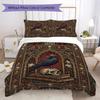 Crow Decoration Pattern Bedding Uilt Set Uilt Cover Pillowcase Home Decoration Birthday Gift (1 * Duvet Cover + 2 * Pillowcase  Without Core)55
