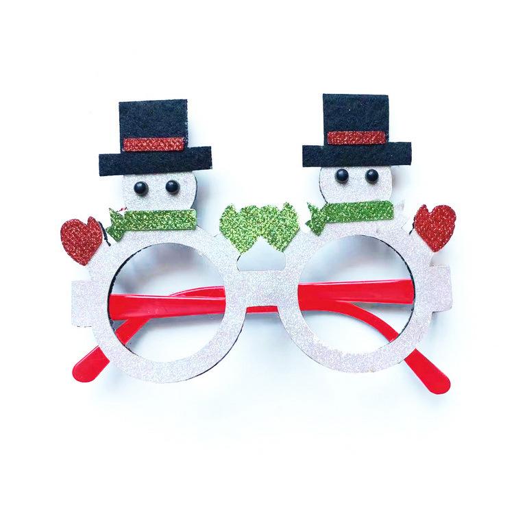 Creative Christmas Glasses - Santa, Snowman, Antlers for Adults & Kids