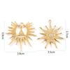 1 Piece Brass Galaxy Charms 18K Gold Plated Sun Micro Pave Clear Cubic Zirconia Pendants For DIY Necklace Jewelry Making