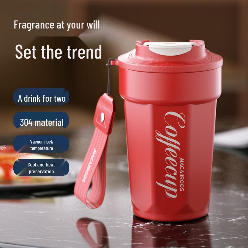 

Macaiiroos 380ml Stainless Steel Vacuum Coffee Mug