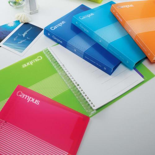 KOKUYO Loose Leaf Binder Campus B5 26 Holes Up to 100 Sheets Green Slide Lu-P334NYG