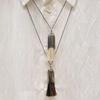 Autumn/Winter Blogger Style Tassel Horsehair Pendant Necklace