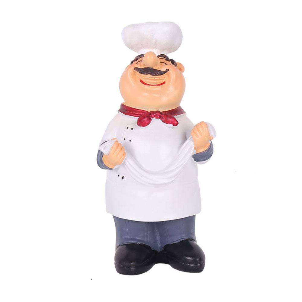 Handicraft Farmhouse Cake Shop Decor Model Chef Resin Figurines  Kids Birthday Gift