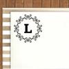 Printtoo Alphabet L Monogram Octagon Celtic Swirl Frame Self Inking Rubber Stamp Office