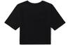 Vans T Shirts Women's Black Crew Neck Moderate Straight Fit VN0003PPBLK